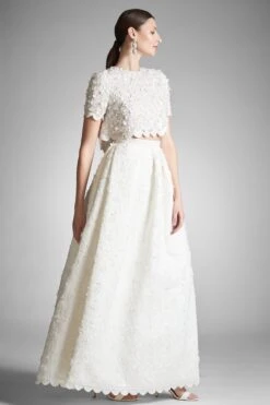 Pyaar Skirt - Ivory 9 Pyaar Skirt - Ivory -SACHIN & BABI Shop NAYATOP PYAARSKIRT IVORY SIDE