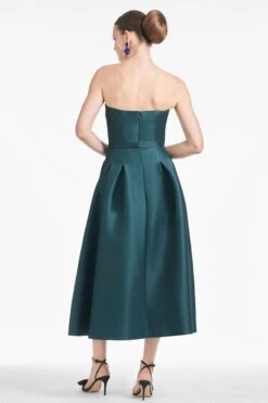 Shay Dress - Forest Green Placement Ikat -SACHIN & BABI Shop R251D04 300 4