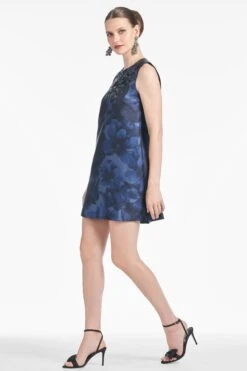 Uma Dress - Deep Ocean Bouquet -SACHIN & BABI Shop R251D09 405 2