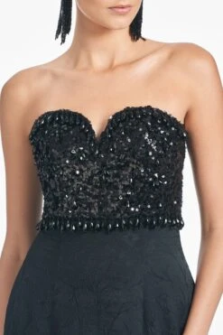 Lillian Gown - Black -SACHIN & BABI Shop R251G08 001 7