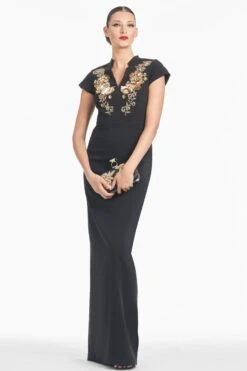 Hudson Gown - Black -SACHIN & BABI Shop R251G12 001 2