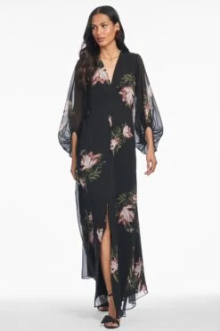 Jenny Gown - Noir Blossom -SACHIN & BABI Shop R251G43 004 2