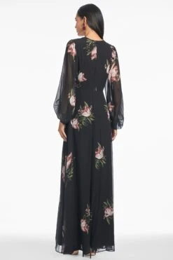 Jenny Gown - Noir Blossom -SACHIN & BABI Shop R251G43 004 5