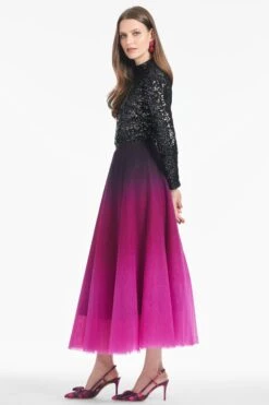 Maxine Skirt - Plum Ombre -SACHIN & BABI Shop R252S02 504 8