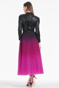 Maxine Skirt - Plum Ombre -SACHIN & BABI Shop R252S02 504 9