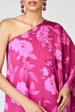 EMBELLISHED DEMI GOWN - RHODOLITE ROSES -SACHIN & BABI Shop R261G02 676 6