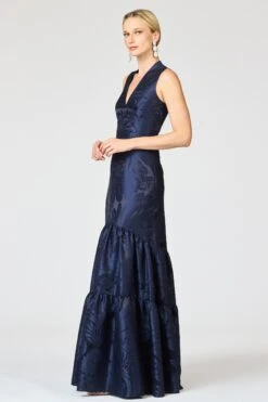 CELLA GOWN - DEEP OCEAN -SACHIN & BABI Shop R261G04 411 3