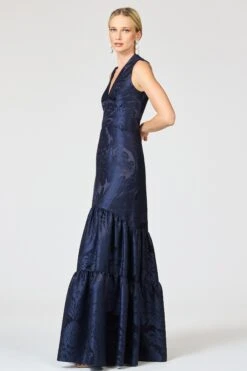 CELLA GOWN - DEEP OCEAN -SACHIN & BABI Shop R261G04 411 6