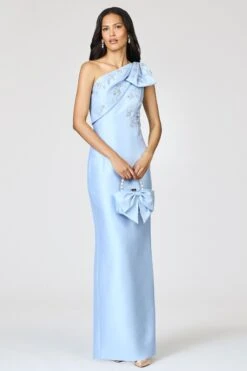 EMBELLISHED OLIVIA GOWN - GLACIAL BLUE -SACHIN & BABI Shop R261G09 454