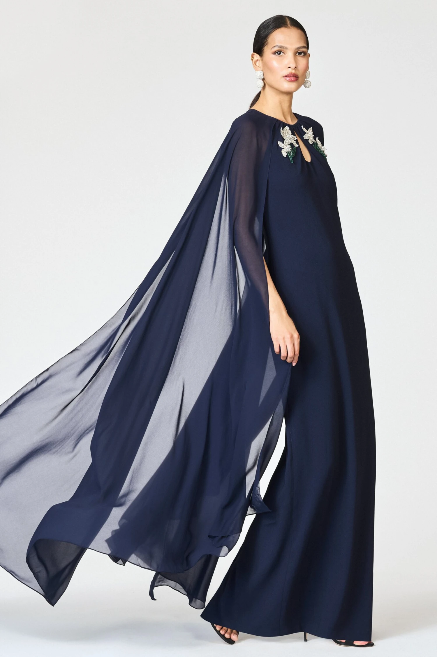 EMBELLISHED COLLEEN GOWN - MIDNIGHT 4 EMBELLISHED COLLEEN GOWN - MIDNIGHT - Image 2