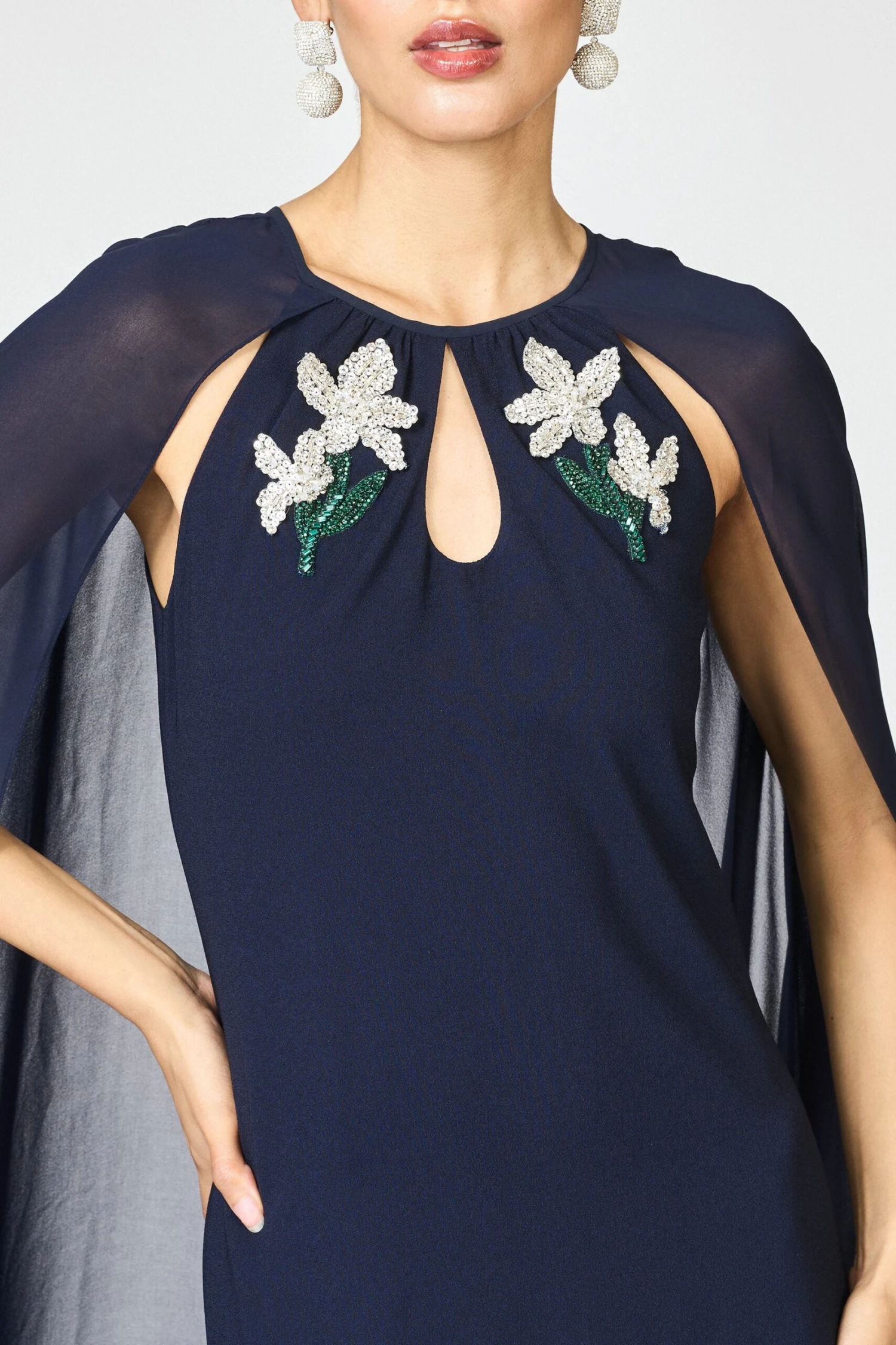 EMBELLISHED COLLEEN GOWN - MIDNIGHT 5 EMBELLISHED COLLEEN GOWN - MIDNIGHT - Image 3