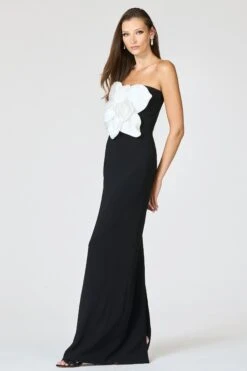 MARIST GOWN - IVORY BLACK -SACHIN & BABI Shop R261G12 001 4
