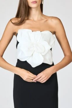 MARIST GOWN - IVORY BLACK -SACHIN & BABI Shop R261G12 001 6