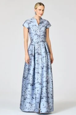 MARTA GOWN - ICED CHERRY BLOSSOM -SACHIN & BABI Shop R261G33 450 3