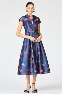 MARTINE DRESS - MIDNIGHT JARDIN