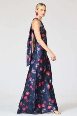 LAURANT GOWN - MIDNIGHT JARDIN 12 LAURANT GOWN - MIDNIGHT JARDIN -SACHIN & BABI Shop R262G21 418 3