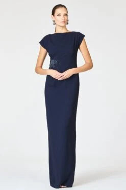 EMBELLISHED KELLY GOWN - MIDNIGHT -SACHIN & BABI Shop R262G23 410 3