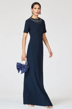 EMBELLISHED FRANCA GOWN - MIDNIGHT 15 EMBELLISHED FRANCA GOWN - MIDNIGHT -SACHIN & BABI Shop R262G28 410 2