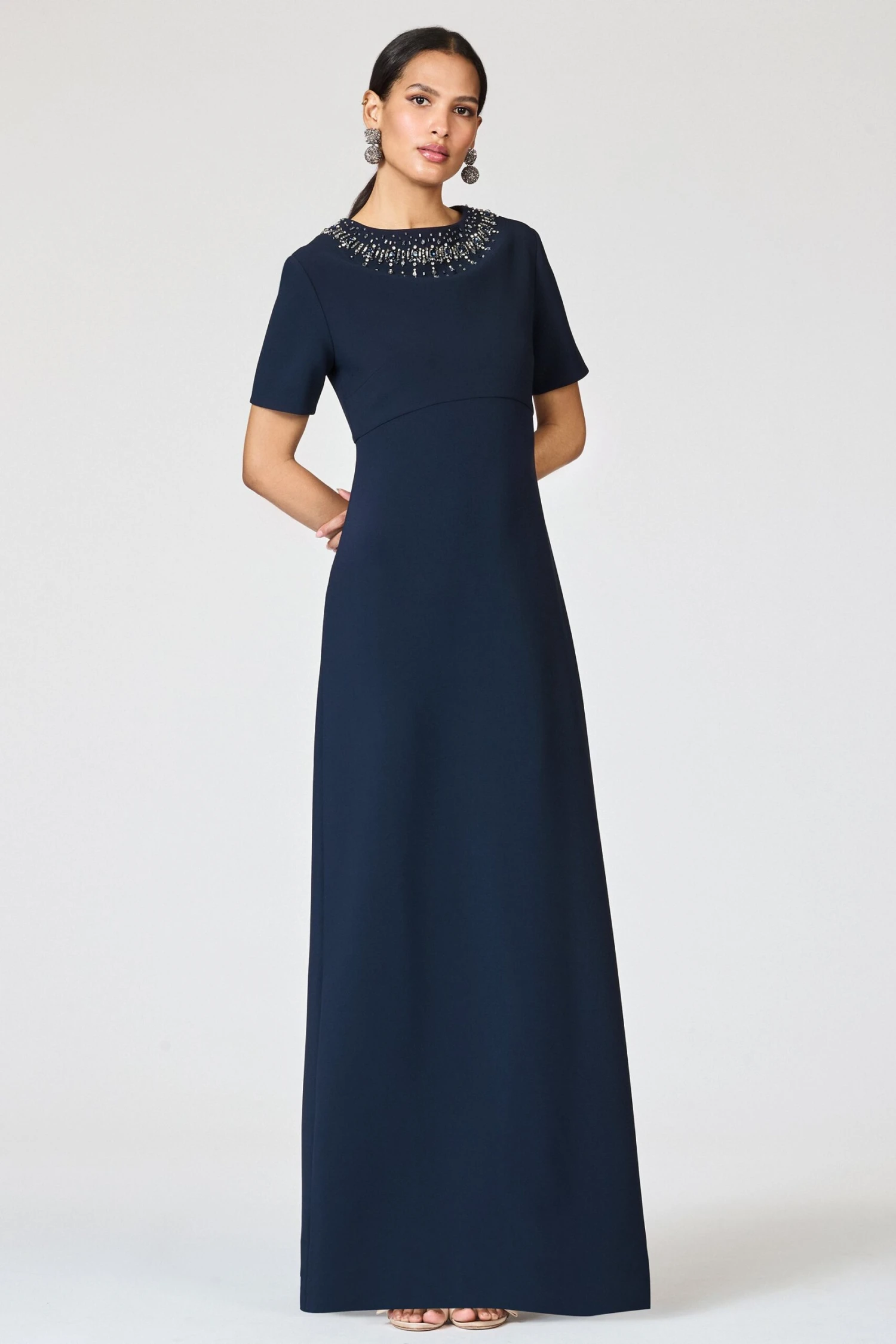 EMBELLISHED FRANCA GOWN - MIDNIGHT 4 EMBELLISHED FRANCA GOWN - MIDNIGHT - Image 2