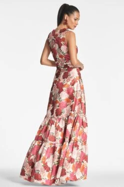 Rori Gown - Molti Fiore -SACHIN & BABI Shop RORIGOWN MOLTIFIORE BACK