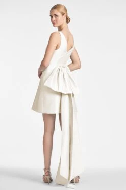 Rosie Dress - Ivory -SACHIN & BABI Shop ROSIEDRESS IVORY BACK3