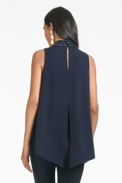 Keaton Top - Midnight -SACHIN & BABI Shop S21T04 401 KEATONTOP MIDNIGHT BACK 1 CROP