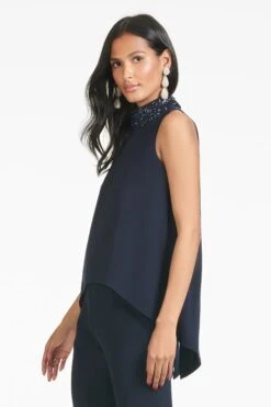 Keaton Top - Midnight -SACHIN & BABI Shop S21T04 401 KEATONTOP MIDNIGHT SIDE 1 CROP