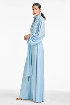 Beatrix Gown - Chambray Blue -SACHIN & BABI Shop S221G13F 455 BEATRIXGOWN CHAMBRAYBLUE SIDE e013272c 99e9 43ca 8209 fda1e3105764