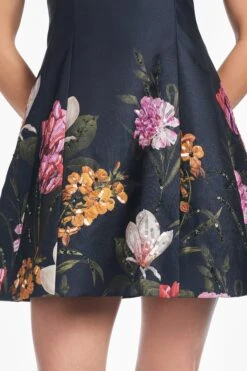 CAROLINE DRESS - DARK MIDNIGHT GARDEN -SACHIN & BABI Shop S251D05 413 5