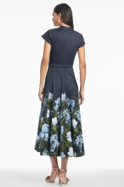 GANIKA DRESS - NIGHT SKY PRIMA GARDEN -SACHIN & BABI Shop S251D09 412 4