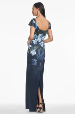 EMBELLISHED GRACE GOWN - NIGHT SKY PRIMA GARDEN -SACHIN & BABI Shop S251G07 412 5