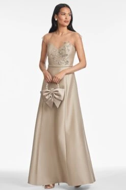 BETSY GOWN - PEWTER -SACHIN & BABI Shop S251G17 250