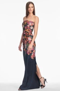 EMBELLISHED SABINE GOWN - MIDNIGHTS MAGIC BLOOMS 11 EMBELLISHED SABINE GOWN - MIDNIGHTS MAGIC BLOOMS -SACHIN & BABI Shop S251G44 414 4