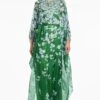 GILDA GOWN - KELLY GREEN DEGRADE FLORALS -SACHIN & BABI Shop S251G49F 358