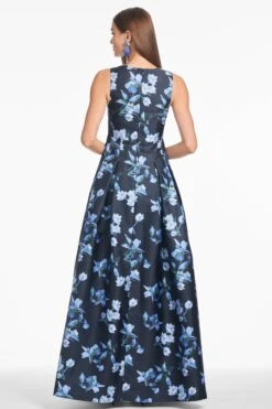 BROOKE GOWN - POSEIDON VENETIAN PETAL 9 BROOKE GOWN - POSEIDON VENETIAN PETAL -SACHIN & BABI Shop S251G56 418 4