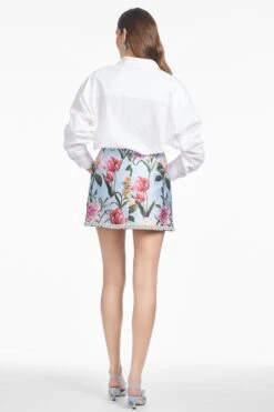 PIPER SKIRT - GLACIAL BLUE BLOSSOMS -SACHIN & BABI Shop S251T02 100 6 4516c718 c9e4 45a4 8453 83f93972b5d9
