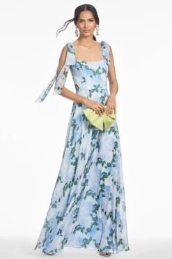 PEARL GOWN - GLACIAL PEONIES -SACHIN & BABI Shop S252G27 458