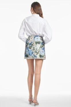 PIPER SKIRT - DUNE AND DUSK PETALS 8 PIPER SKIRT - DUNE AND DUSK PETALS -SACHIN & BABI Shop S252S01 456 5