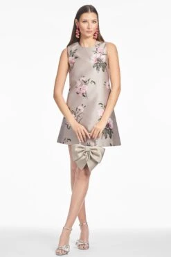UMA DRESS - PEWTER ENGLISH ROSE 9 UMA DRESS - PEWTER ENGLISH ROSE -SACHIN & BABI Shop S253D23 251