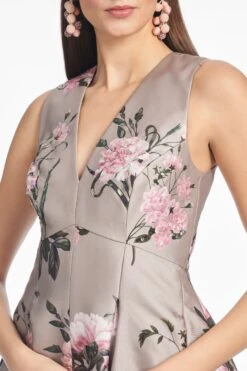 EMBELLISHED BROOKE GOWN - PEWTER ENGLISH ROSE -SACHIN & BABI Shop S253G34 251 6