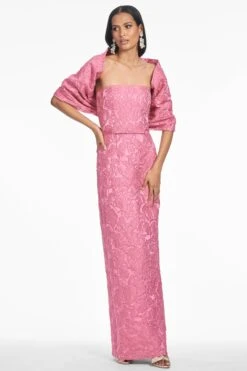 SOPHIA GOWN - ROSE PINK -SACHIN & BABI Shop S253G39 693 5 eb186685 f438 41d4 99ae 35147050079c