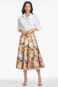 TRIXIE SKIRT - FRENCH BRISTRE BLOSSOMS -SACHIN & BABI Shop S253S02 266 2