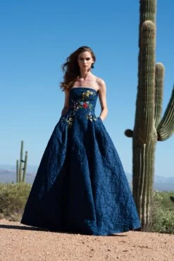 Belle Gown - Midnight -SACHIN & BABI Shop SACHINBABIRAW1303