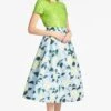 Veronica Top - Electric Lime -SACHIN & BABI Shop SARATOP GREEN LYDIASKIRT SKYCITRINEFLORAL SIDE3