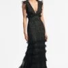 Serafina Gown - Black -SACHIN & BABI Shop SERAFINAGOWN BLACK FRONT2