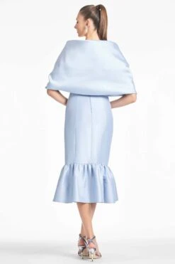 The Hug Shawl - Glacial Blue -SACHIN & BABI Shop SHAWL GLACIALBLUE BACK