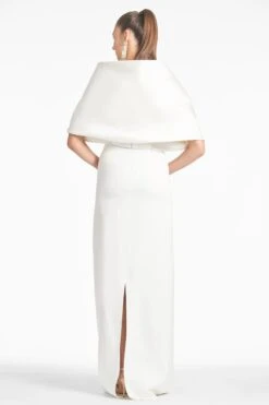 The Hug Shawl - Ivory -SACHIN & BABI Shop SHAWL IVORY BACK