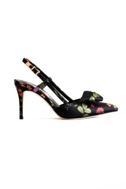 Lenox Obi-Bow Slingback - Noir Wildflower -SACHIN & BABI Shop SHOT 03 092