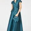 ETIENNE GOWN - FOREST GREEN -SACHIN & BABI Shop SHOT 118 002