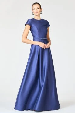 BLYTHE GOWN - WASHED INDIGO